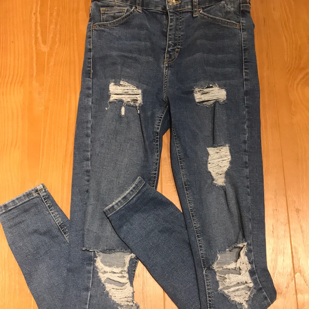 Topshop highwaisted skinny jeans